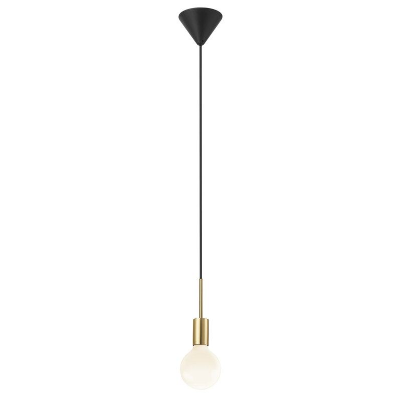 Montone 1 - Light Bulb Pendant, Brass
