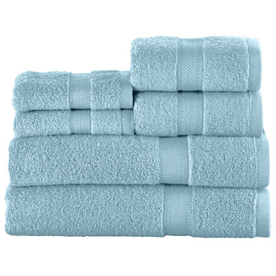 Ensemble de serviettes 6 pièces 100% coton Brooke-Louise