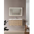 Ensemble de meuble-lavabo de luxe flottant et miroir à DEL - Collection Spa Modern