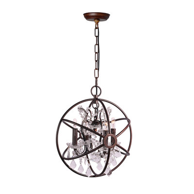 Neida 4 - Light Dimmable Globe Chandelier