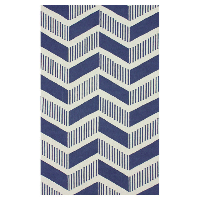 Tapis bleu Dempsey, 7 pi 6 po x 9 pi 6 po