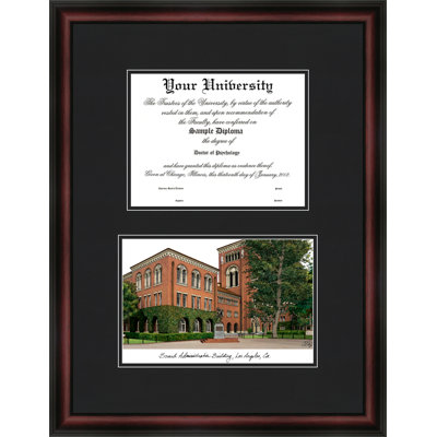 NCAA USC TROJANS Diplomate Diploma Frame
