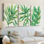 Parchment Palms I - Toile tendue avec châssis sur mesure - 3 pièces-296801817