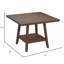 Table de rassemblement brune