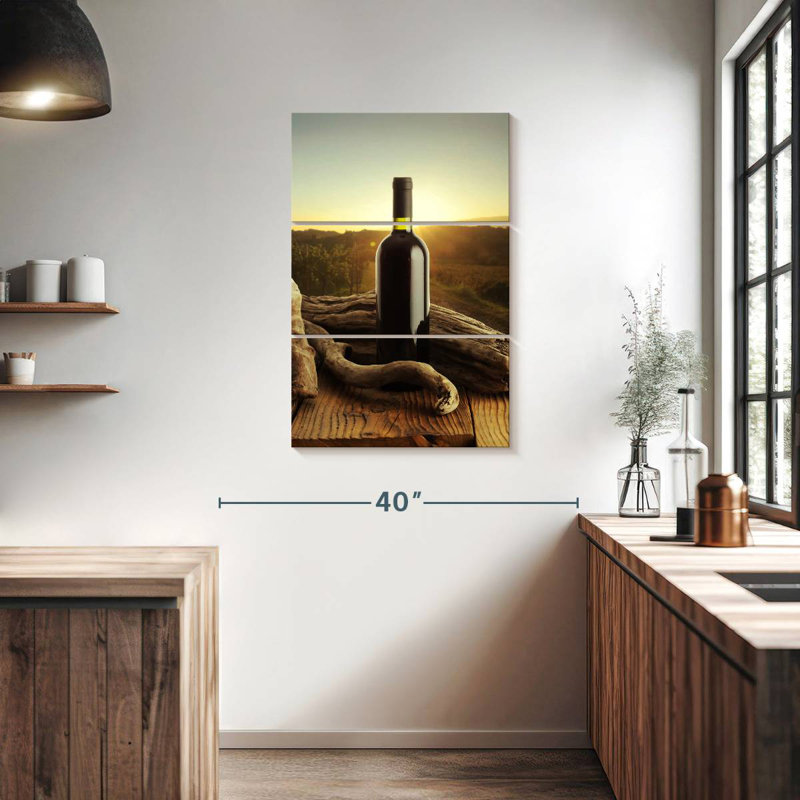 Vin rouge Yarlin Vineyard, H 38 po x l 24 po