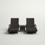 Billur Outdoor Chaise Lounge Set with Table-1853940577