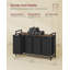 Wood Laundry Hamper with Handles-622224519