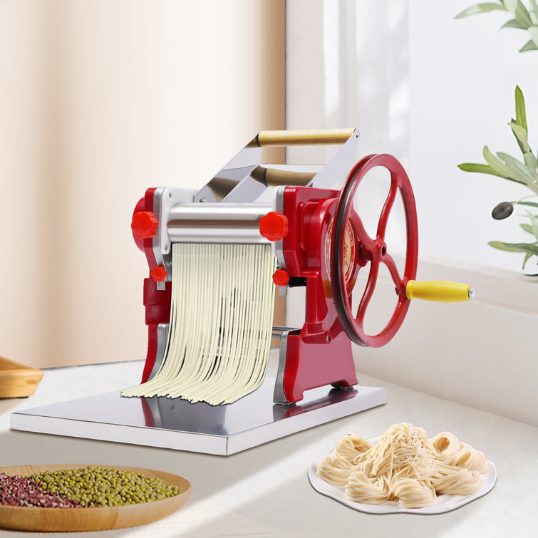 Pasta Maker Machine Manual Hand Press With 6 Gear Adjustable Thickness  Settings Stainless Steel Rolling Noodles Maker Machine - AliExpress