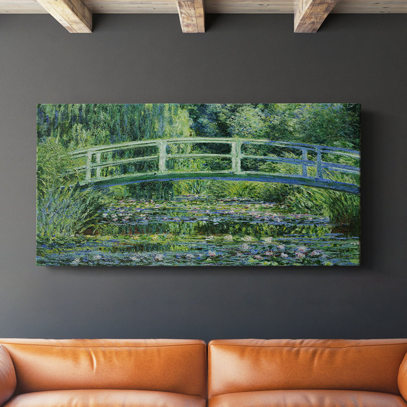 Série paysage - CCxxxi - Toile tendue avec châssis - Prêt à accrocher, H 16 po x l 32 po