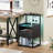 Nightstand with LED Lights & Drawer-1600959017-1604703469