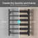 6-Bar Wall Premium Towel Warmer With Touch Control, 3 Heat Settings, Wide Bar Design, IPX4 Waterproof, Space Aluminum Construction