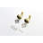 6 Piece Towel Rack For Bathroom, Stainless Steel, Brushed Gold Wall Mount, Modern Design, Corrosion, Easy Installation Steps Steel , Bathroom Accessory, Rust & Scratch Resistance, Guide-819315716