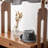 32.9" Clothes Rack Storage Shelves Bamboo Garment Hanging Closet Systems with Mirror-678245904