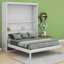 Lit escamotable mural avec tablettes Murphy-828281713-828281712