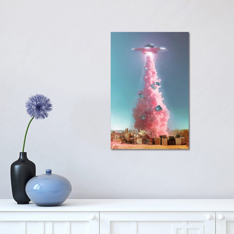 Extraterrestrial Espionage by Jonas Loose - Wrapped Canvas Print, 45.72cm H x 30.48cm W x 1.91cm D