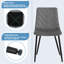 43.5cm H Velvet Upholstered Side Chair-1611941351