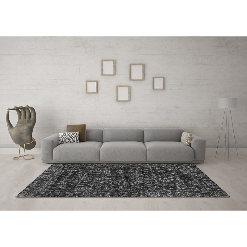 Lyndzie Performance Oriental Indoor Rug, Square 6'