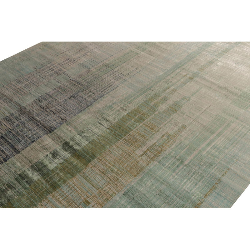 Hand Knotted Abstract Area Rug