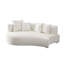 Canapé modulaire rotatif incurvé Modern Canapé, canapé pivotant 360 ° Comfy