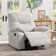 Primiana 38.2" Wide Modern and Overstuffed Soft Chenille Swivel And Rocker Manual Recliner With Removable Armrests