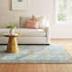 Berger Oriental Denim/Light Blue/Cream/Wheat/Gray Area Rug
