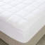 Protège-matelas doux - microfibre de 3 m, rembourrage microbien, convient aux matelas jusqu'à 18 po, facile à nettoyer, protecteur de microfibre approuvé, absorbant, microbien, lavable à la machine