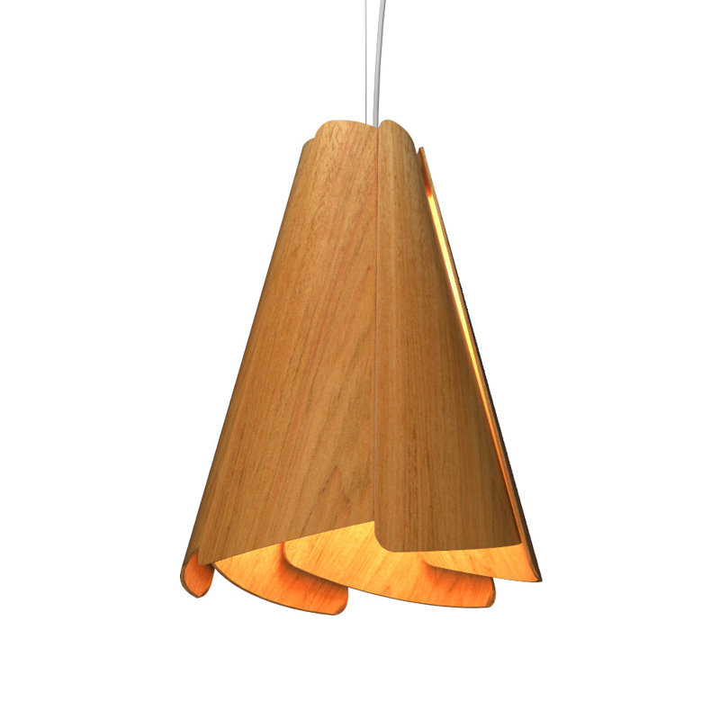 Fuchsia 1 - Light Pendant, Louro Freijo