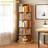 5 Tier Rotating Bookshelf, 360° Display Round Spinning Bookshelf-1653601041