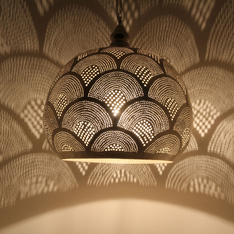 Sachem 1 - Light Silver Single Pendant