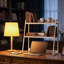 Bibliothèque de bureau blanche à 2 niveaux - Organisateur de rangement compact pour bureau à domicile, accessoires de bureau