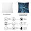 Gros plan d'une agave bleue - coussin décoratif imprimé tropical-489578346