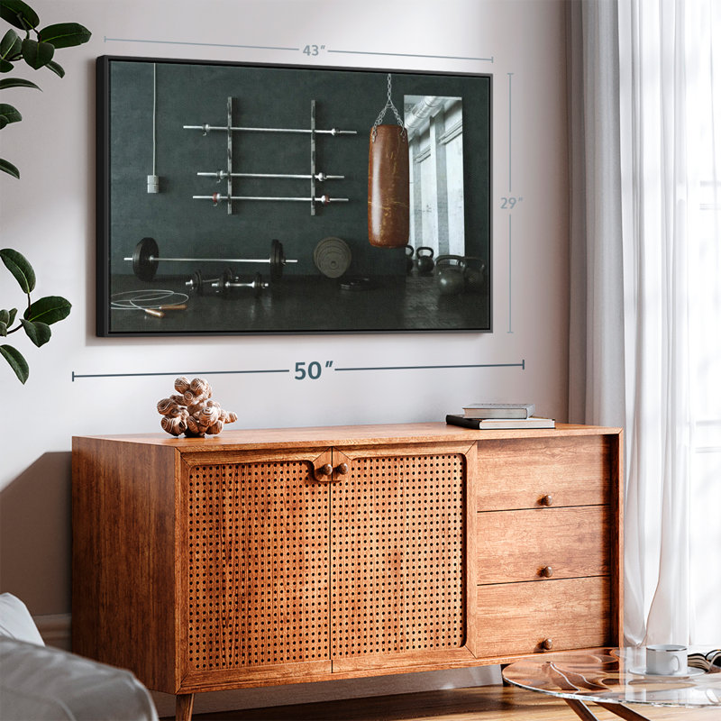 Impression sur toile Home Gym, H 29 po x l 43 po