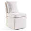 Chaise d'appoint à roulettes Wrentham Burney-1151694469