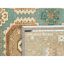 Tapis vert en laine New Age 10 pi x 14 pi Rhyanne