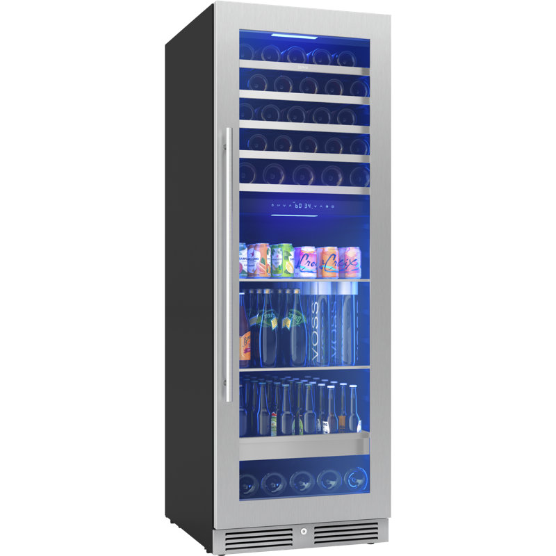 Zephyr Presrv 161 Cans (12 oz.) Convertible Beverage Refrigerator with Wine Storage