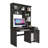 Two Writing Computer Desk, Hutch, Single Drawer And Cabinet, Six Shelves-50330366