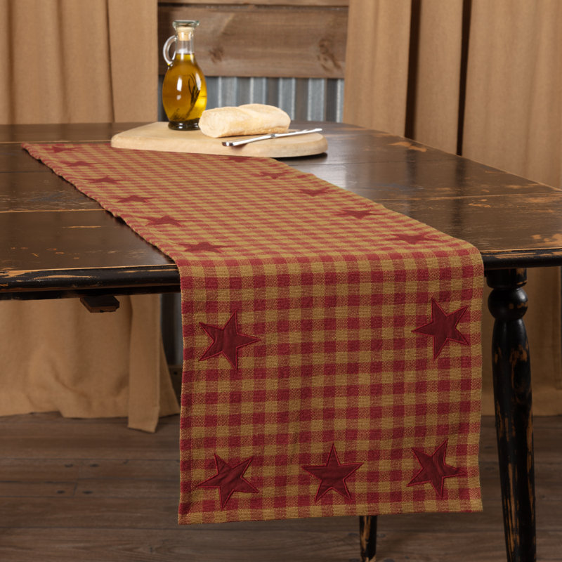 Chemin de table Deuxville, Bourgogne / brun foncé, l 13 po x L 48 po