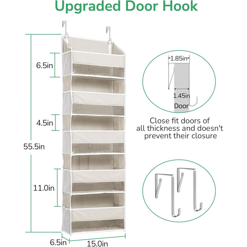 Non-woven Fabric Wall Organizer with Wall Baskets