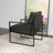 Bradon 24.6'' Wide Vintage Soft Vegan Leather Arm Accent Chair with Removable Backrest-236760273-209717692