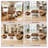84'' Mid-Century Modern Upholstered Sofa, Solid Wood Frame & Legs, 3-Seat Couch for Living Room-826299238