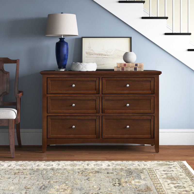 Commode double l 6 po Aqib, Cerisier chaud