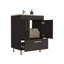 Meuble-lavabo simple avec armoire à double porte et un tiroir - plateau supérieur 29,5 po