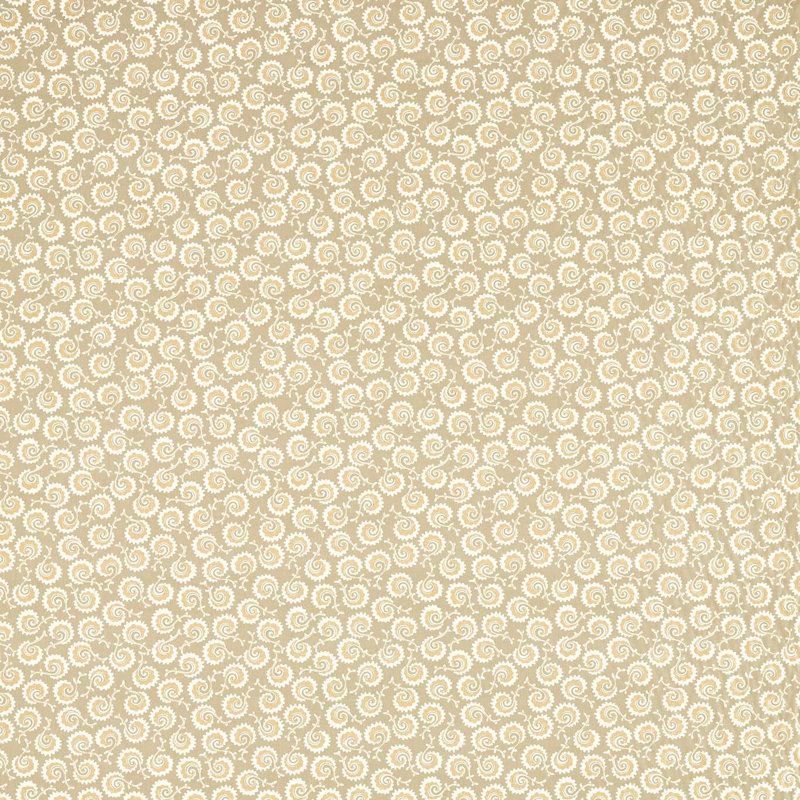 Fern Frond Fabric, Fawn