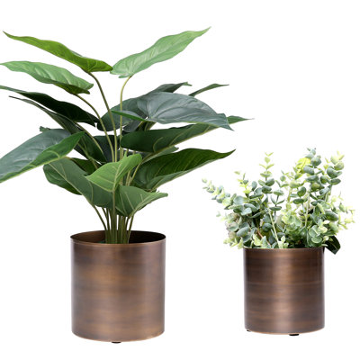 Handmade Metal Pot Planter