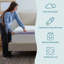 Surmatelas en mousse viscoélastique gélifiée avec housse Lucid de 2 po Lucid-97762102-117393925