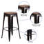 Tabouret à hauteur de comptoir 24 po Gladus-1636743246-1629897552-1635336333