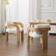 Chaise de salle à manger en bois avec accoudoirs-307507366-307507364
