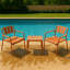 Ensemble de chaises à une place + table basse en PP - Mobilier polyvalent intérieur / extérieur pour le salon, le balcon, la plage (sans chaises d'assemblage, table à installation facile) - Polypropylène-54824392