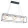 Sinclair Dimmable LED 3 Light Linear Pendant 3000K in Black/Gold Leaf