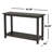 Wood Entryway Sofa Console Table, Distressed Java
